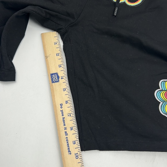 NWT RAW OWN THE NOW MENS SIZE XL 2 POCKET BLACK GRAPHIC PATCH SHORT - Picture 6 of 7